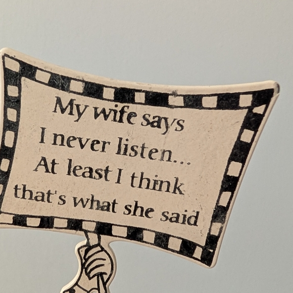 Vintage My Dysfunctional Family Joey Silvestri Humorous Metal Sculpture - Picture 4 of 8